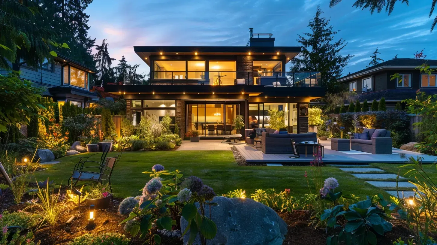 Aggressive Landscape Lighting Services Vancouver BC residential and commercial specialists providing backyard LED systems, patio illumination, garden fixtures, pathway lighting, decorative bistro strings, driveway security lights, architectural facade uplighting, and energy-efficient outdoor designs.