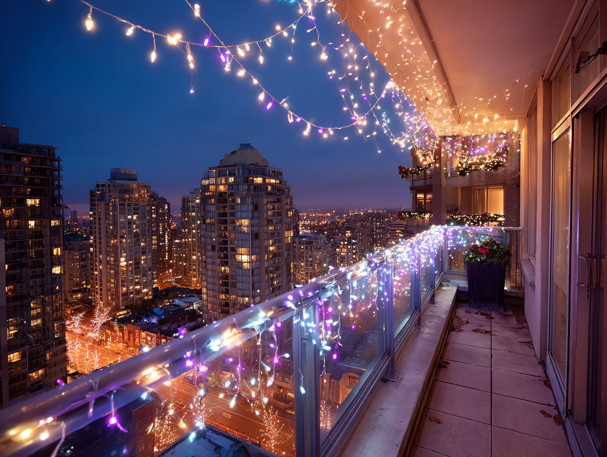 Vancouver professional holiday lighting services for Christmas lights installation on rooflines, patios, pathways, and trees, festive displays for residential and commercial properties. Christmas lighting Vancouver delivers safe, durable, energy-efficient holiday lighting professional services.
