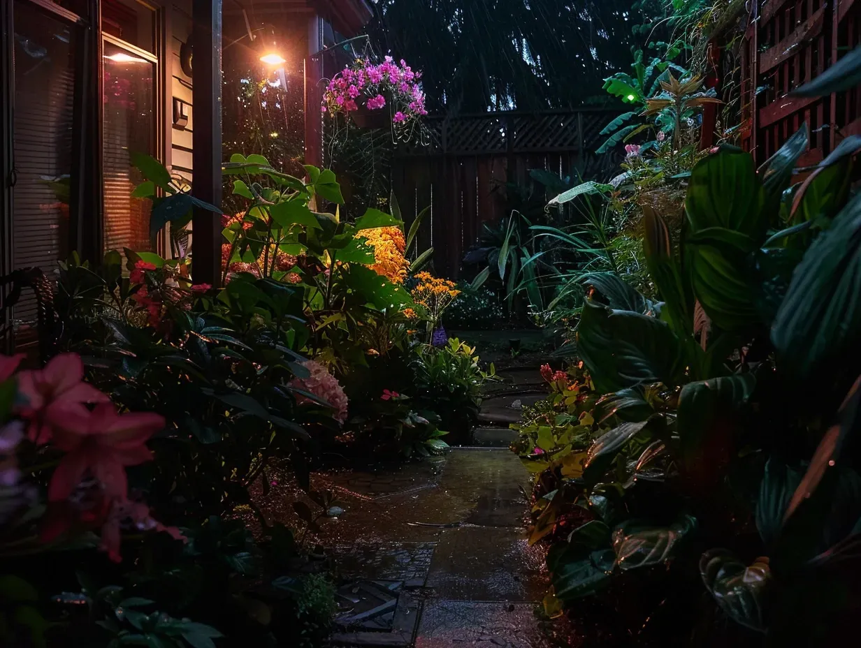 Garden Lighting Vancouver BC outdoor contractors offering backyard patio LED fixtures, residential landscape path lighting, driveway accent lights, decorative garden bistro strings, pathway illumination, security floodlights, and modern commercial outdoor garden lighting solutions.