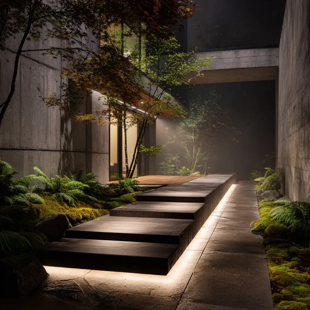 Aggressive Landscape Lighting Vancouver Moonlit outdoor services including backyard patio LED designs, residential garden illumination, driveway uplighting, pathway lighting fixtures, architectural facade uplights, decorative bistro string lights, and commercial exterior LED installations across Metro Vancouver.