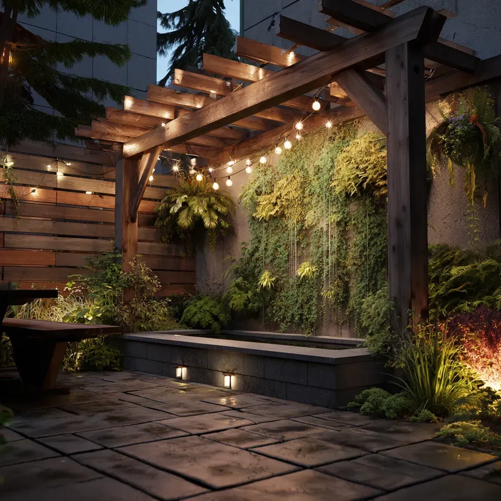 Premium Bistro Lighting Vancouver BC contractors delivering backyard patio LED string lights, garden decorative bistro fixtures, driveway illumination, café terrace lighting, pathway spotlights, commercial outdoor installations, and advanced residential outdoor bistro lighting.