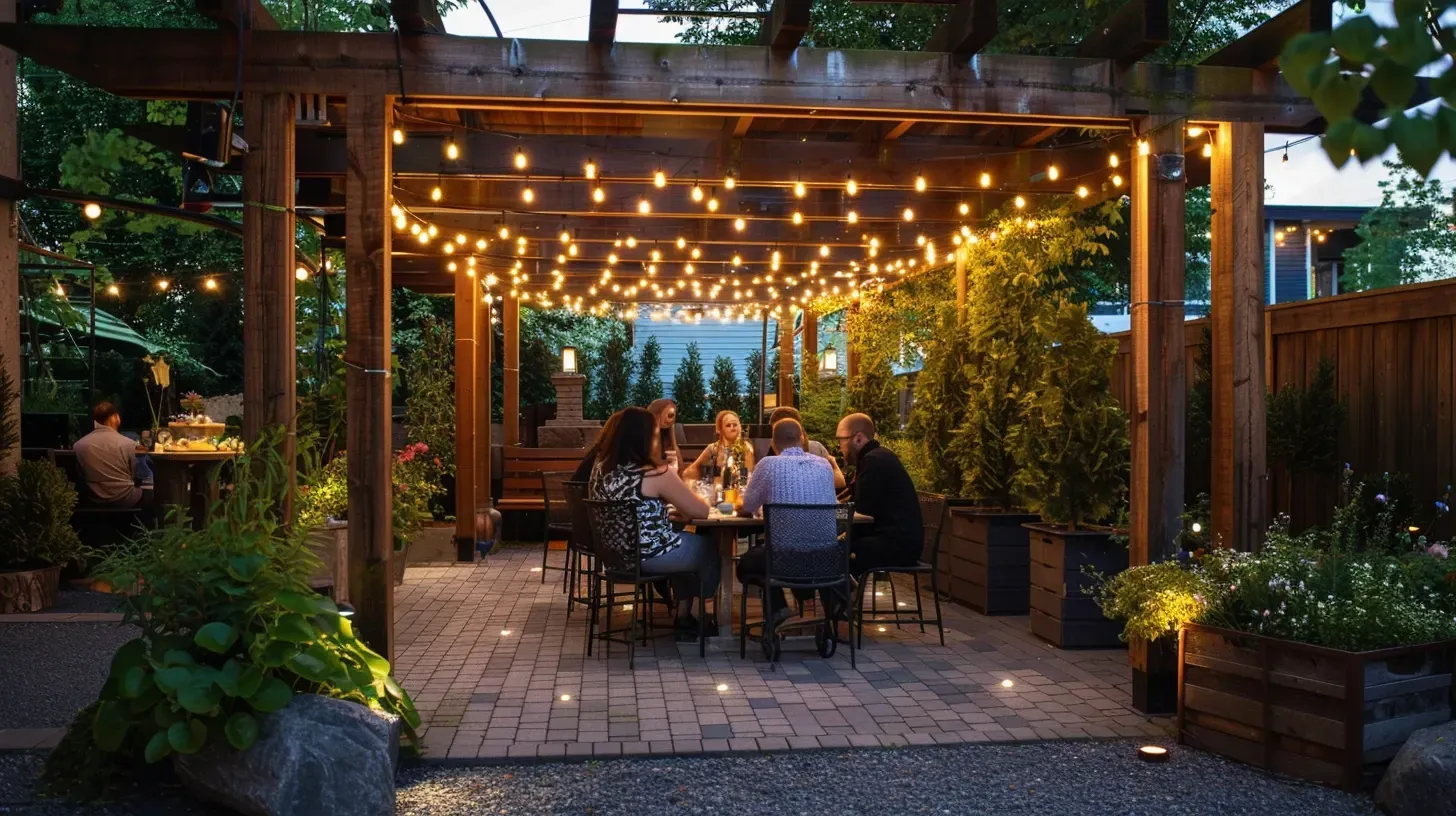 Premium Bistro Lighting Vancouver BC experts delivering backyard patio decorative string light designs, residential garden fixtures, driveway illumination, café-style bistro LEDs, pathway lighting, commercial outdoor terrace lights, and modern festive bistro lighting upgrades.
