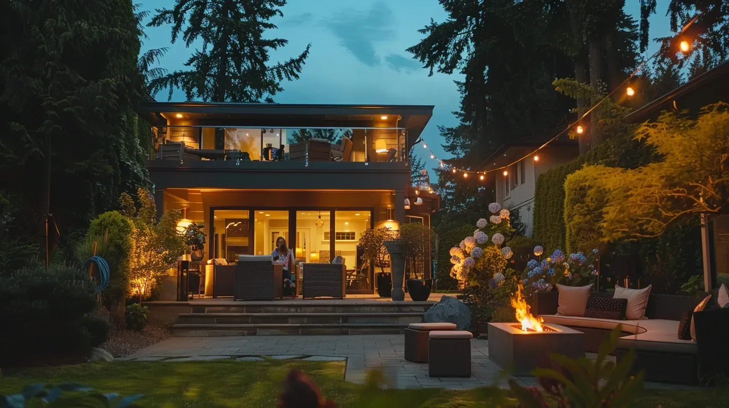 Landscape Lighting Vancouver Moonlit outdoor lighting design and installation services featuring LED path lights, residential garden illumination, commercial architectural uplighting, backyard patio accent fixtures, driveway spotlight systems, energy-efficient decorative bistro string lights, professional exterior lighting contractors, and custom Vancouver BC landscape illumination solutions.