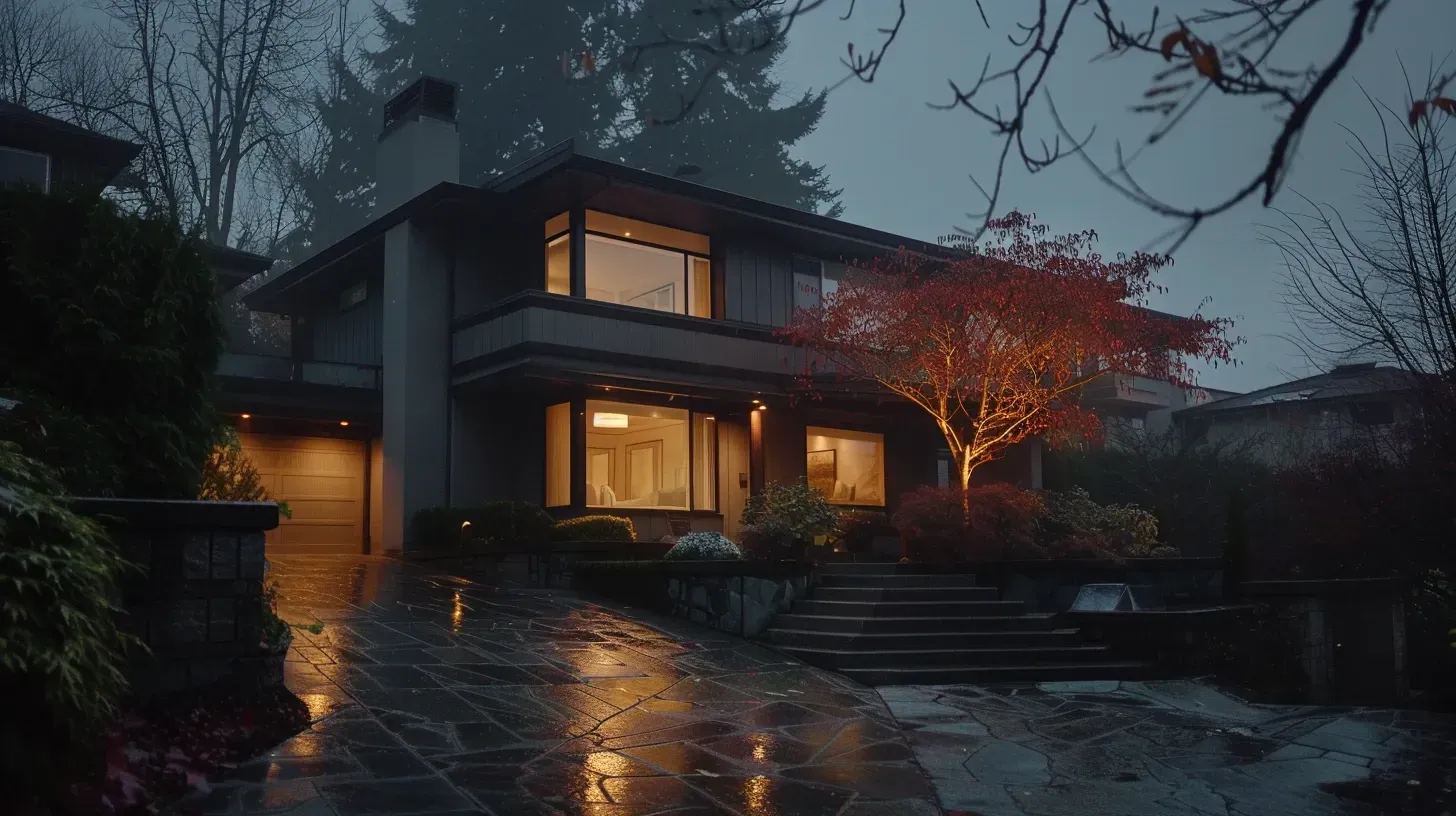 Aggressive Safety Lighting Vancouver BC services providing residential driveway safety floodlights, backyard LED fixtures, patio security lighting, pathway spot illumination, garden LEDs, commercial warehouse floodlights, parking lot lights, and full outdoor protective safety lighting systems.