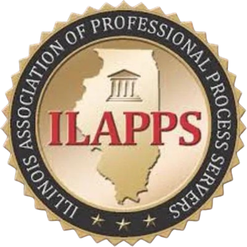 A logo for the association of professional process servers