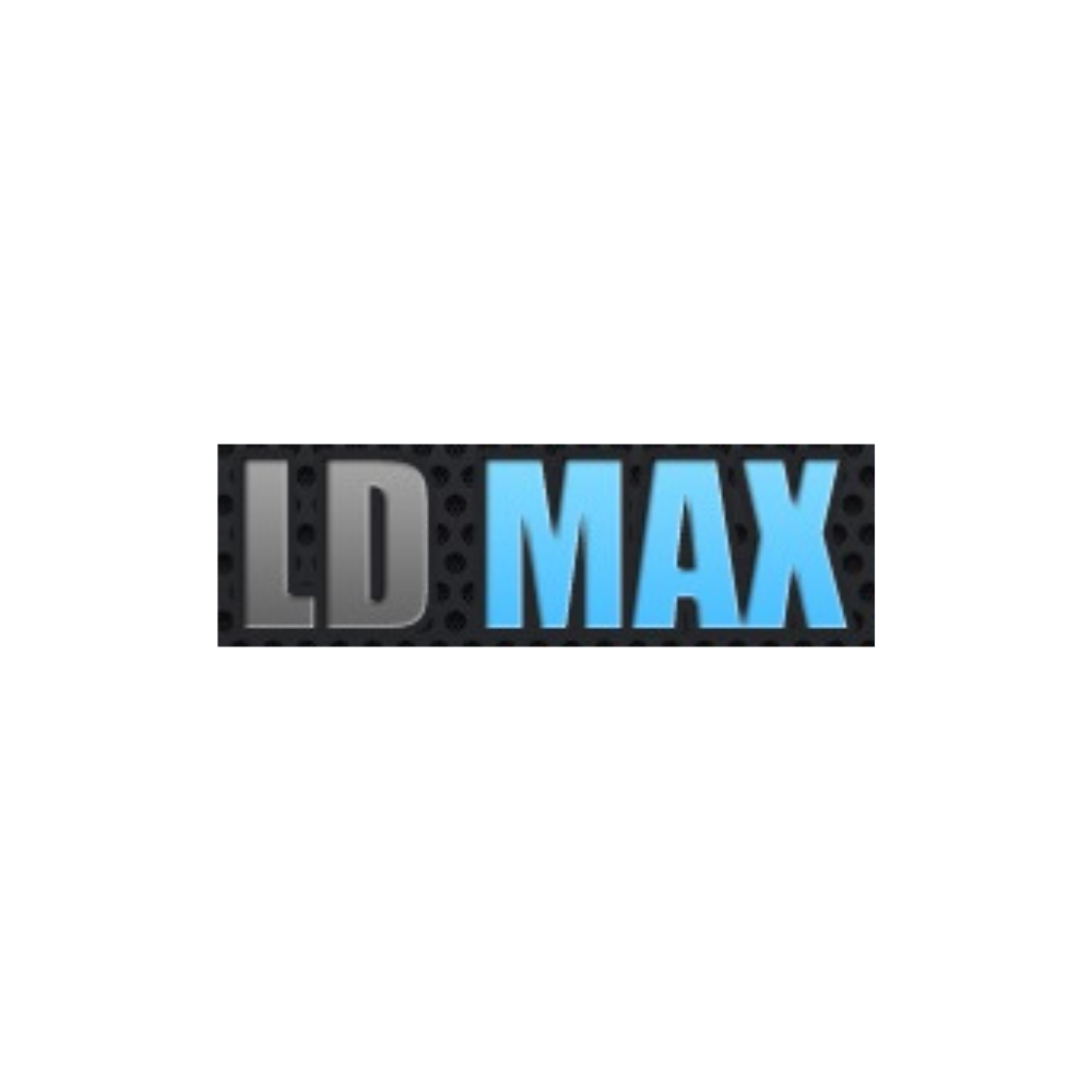 A logo for ld max is shown on a white background.