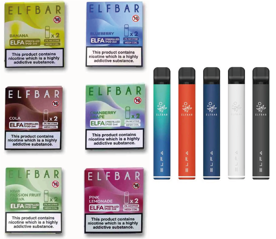 Ecig Svapo Usa e getta ELFBAR ELFA Elfbar, linkBar