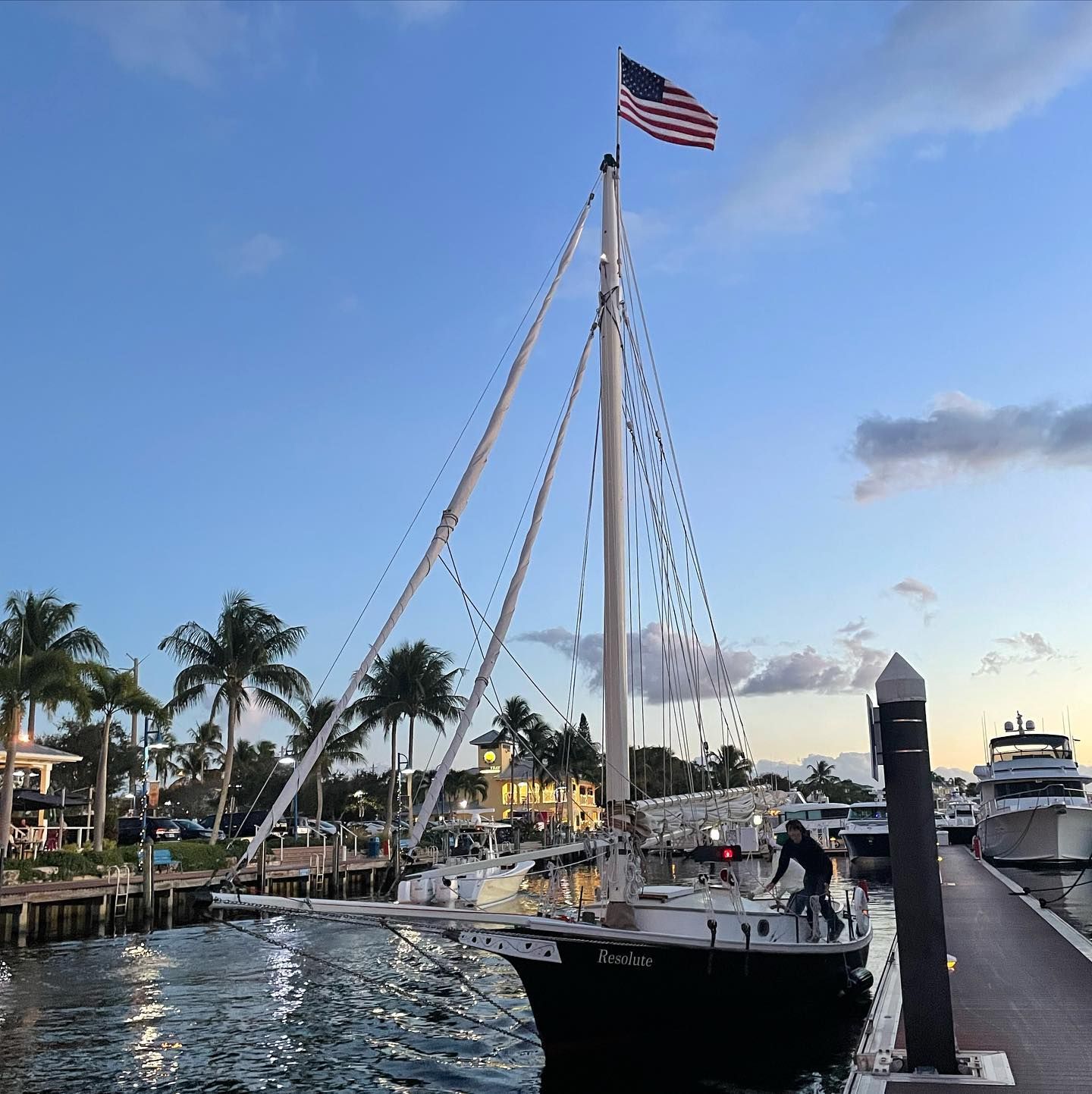 Resolute at Sunset Bay Marina