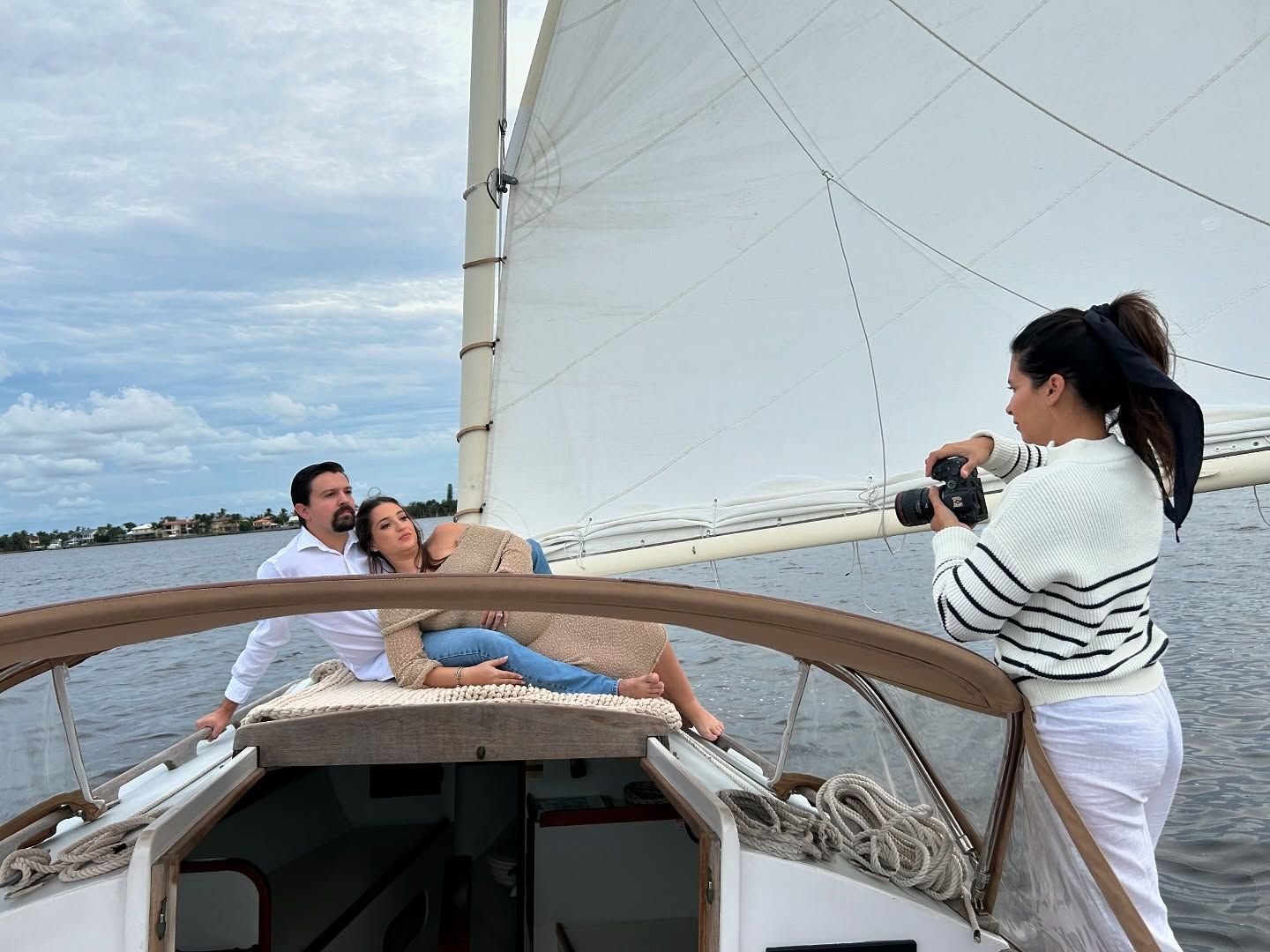 Photo Shoot on Margot Boat