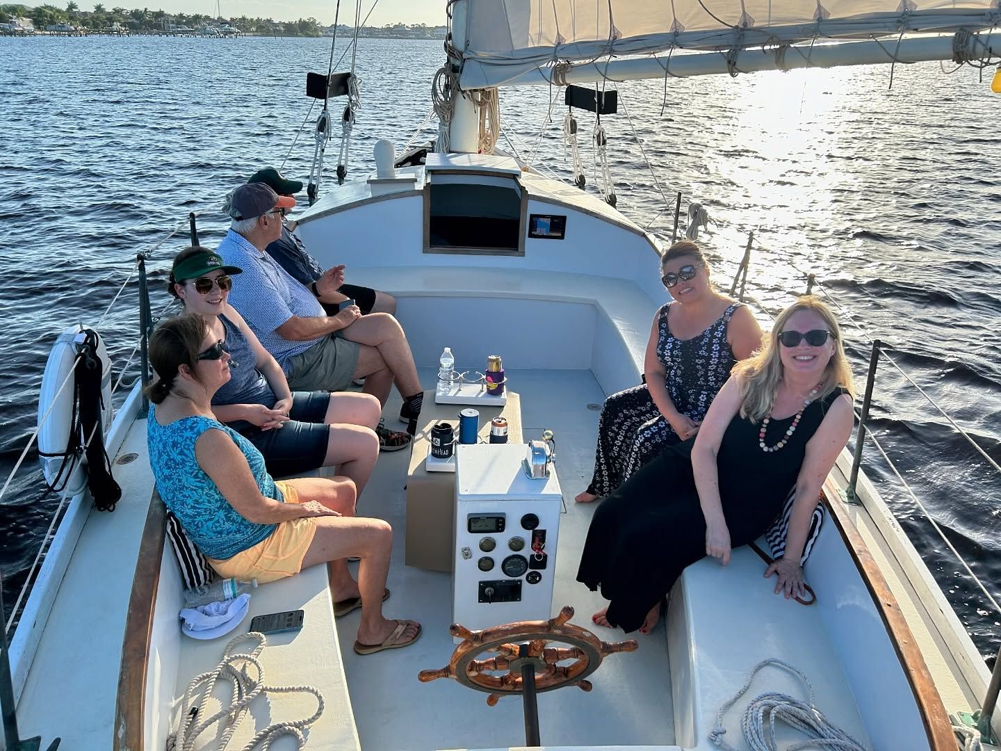 Sailing with Friends at Sailing Adventures in Stuart, Florida