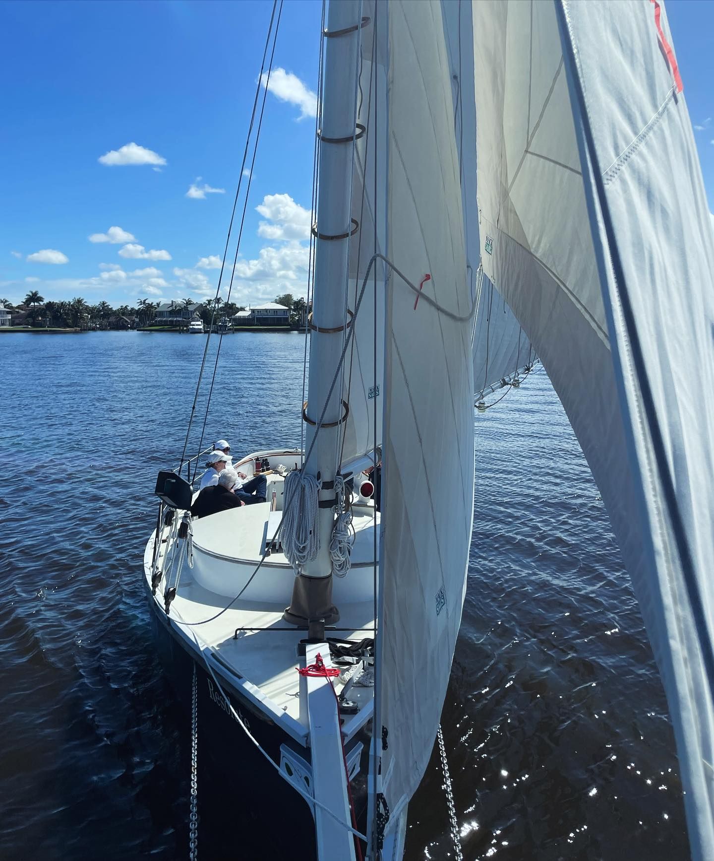 Morning Sail on Boat Resolute