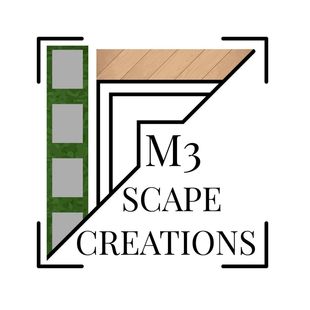 It is a logo for a company called m3 scape creations.