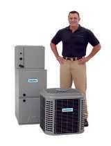 man with central air systems