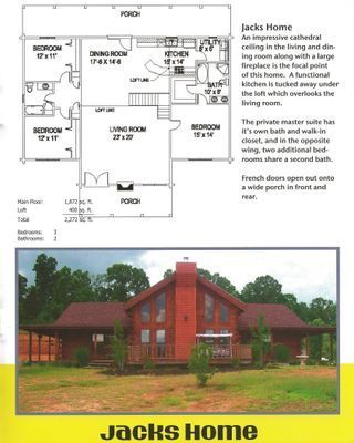 Floor plan and photo of 