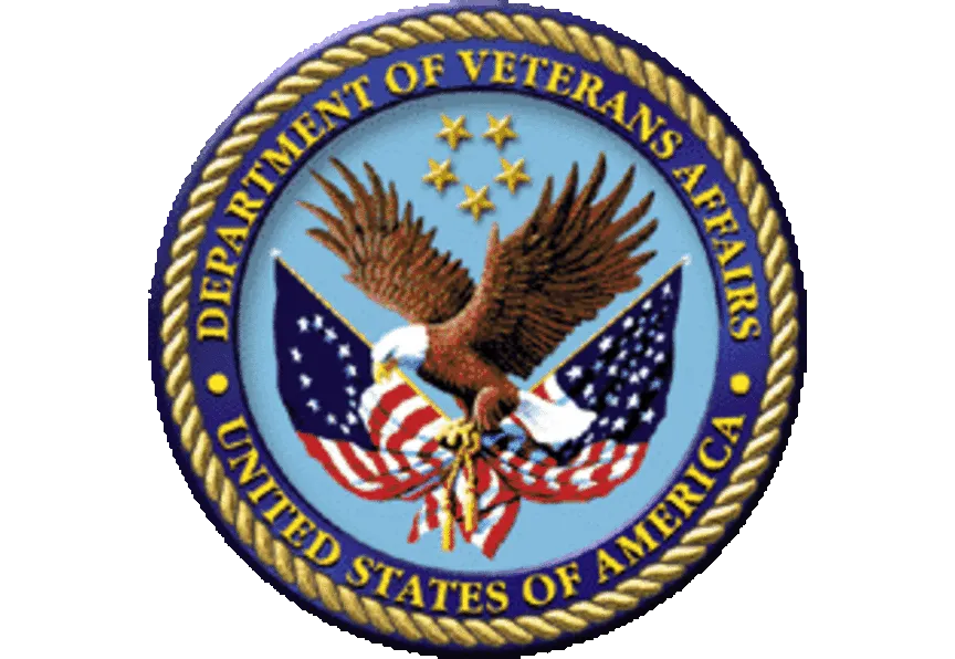 The seal of the department of veterans affairs of the united states of america