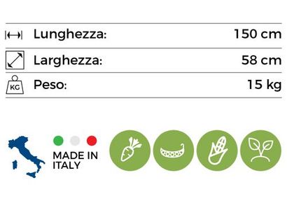 Manual Seeder, dimensions and weight