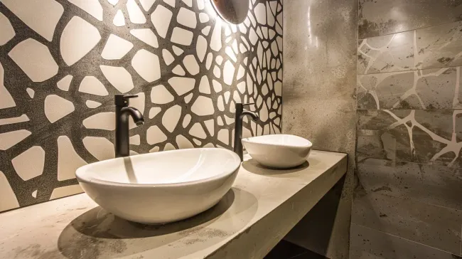 Metro Vancouver bathroom remodeling project with heated floors and smart thermostat integration. Eco-friendly fixtures reduce water consumption. Sustainable bathroom renovation solutions tailored to BC homes.
Vancouver BC bathroom renovation with double vanity and mosaic tile backsplash. Glass shower door maximizes open-concept feel. Professional installation backed by workmanship warranty.
Luxury bathroom remodel Vancouver with natural stone flooring and freestanding soaking tub. LED vanity lighting enhances ambiance. Built by award-winning Vancouver bathroom renovation company.
Condo bathroom renovation Vancouver featuring compact layout redesign. Wall-hung toilet and floating shelves optimize storage. Perfect for apartment bathroom remodeling projects.
Vancouver bathroom remodeling experts installing engineered stone vanity top and undermount sink. Modern chrome faucet and GFCI outlet upgrades ensure safety. Completed under municipal inspection guidelines.