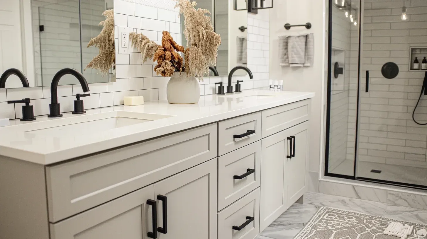 Vancouver bathroom renovation experts installing quartz vanity and smart LED mirror system. Slip-resistant floor tile ensures enhanced safety. Built in compliance with Metro Vancouver regulations.
Eco-friendly bathroom renovation Vancouver BC with low-VOC paint and water-saving plumbing fixtures. Energy-efficient lighting reduces operating costs. Sustainable materials selected for long-term environmental performance.
Modern bathroom remodeling Vancouver featuring wet-room design and concealed linear drainage. Porcelain tile flooring enhances contemporary aesthetics. Ideal for luxury condo bathroom upgrades.
Vancouver bathroom renovation including floating vanity and wall-mounted faucet installation. Reinforced framing supports heavy stone countertop surfaces. Completed by bonded and insured renovation specialists.
Luxury ensuite bathroom remodel Vancouver with marble vanity and freestanding tub installation. Heated tile flooring improves comfort and property value. Designed for upscale West Coast homes.