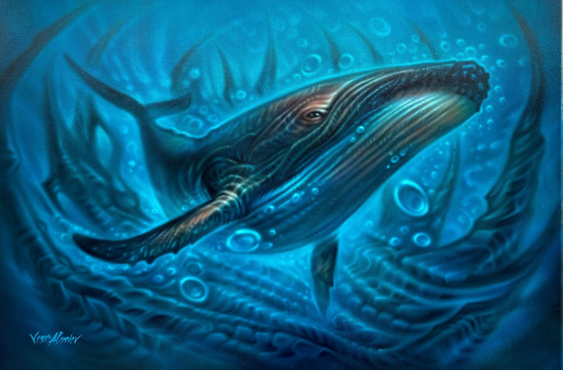 Under the sea - Canvas painting