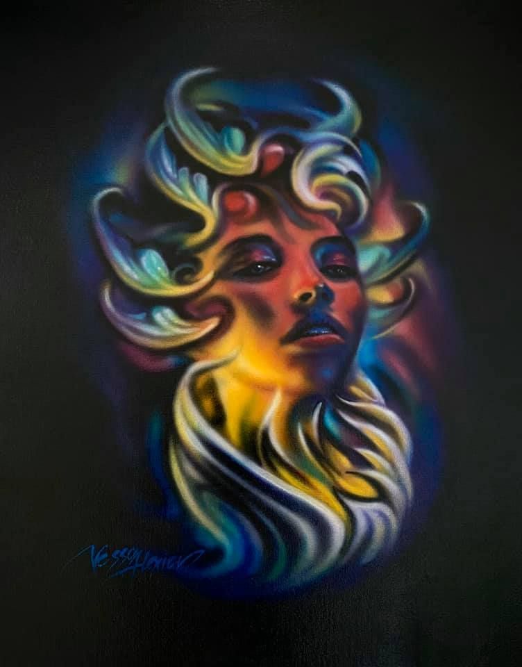 Limited Edition Lady face print