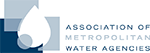 The logo for the association of metropolitan water agencies