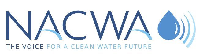 The logo for nacwa is the voice for a clean water future.
