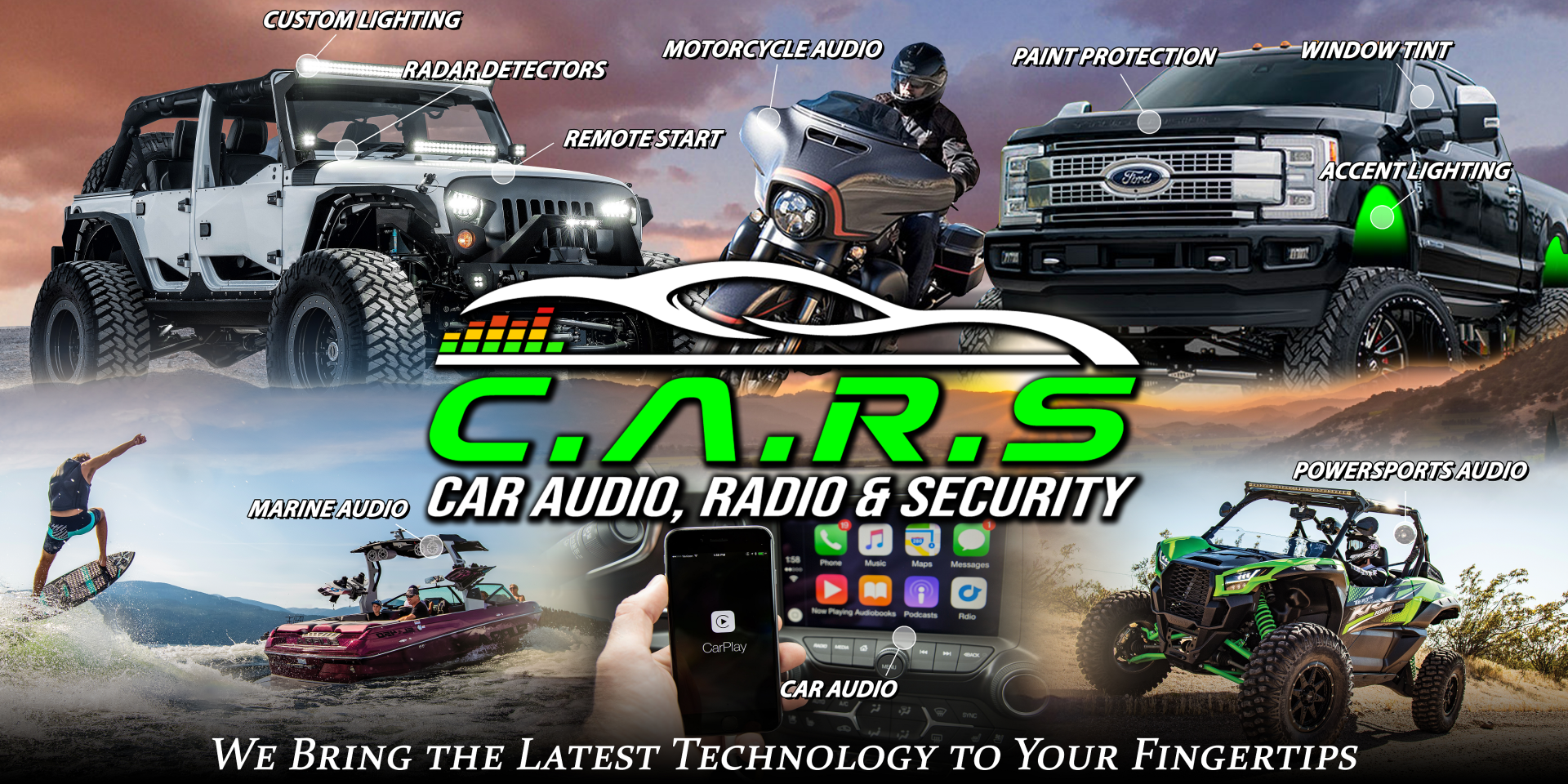 C.A.R.S branding - Charleston, SC - C.A.R.S Car Audio, Radio & Security
