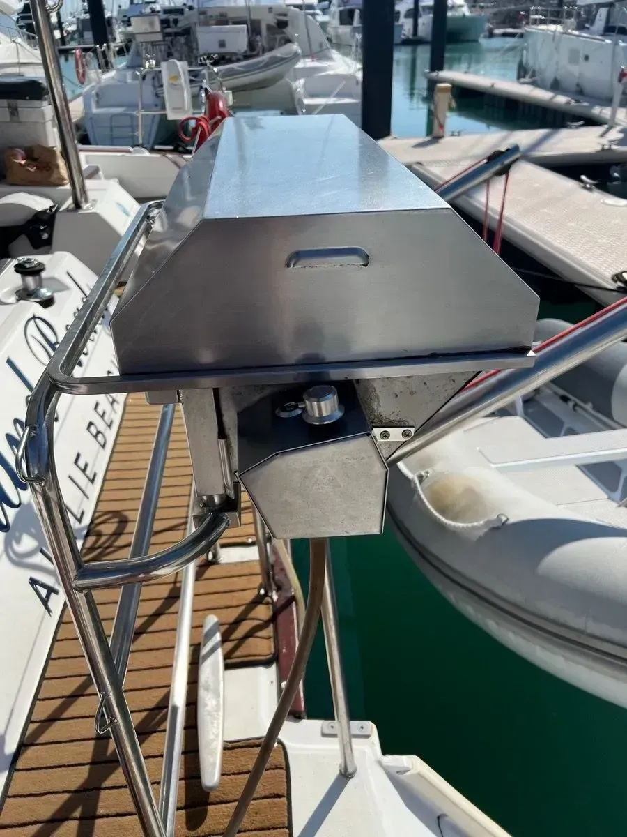 A Stainless Steel Marine Barbecue — Dunnrite Plumbing Services in Cannonvale, QLD