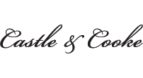 A black and white logo for castle & cooke.