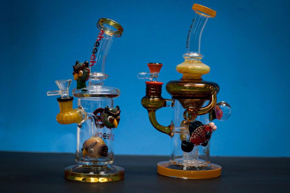 closeup of two products