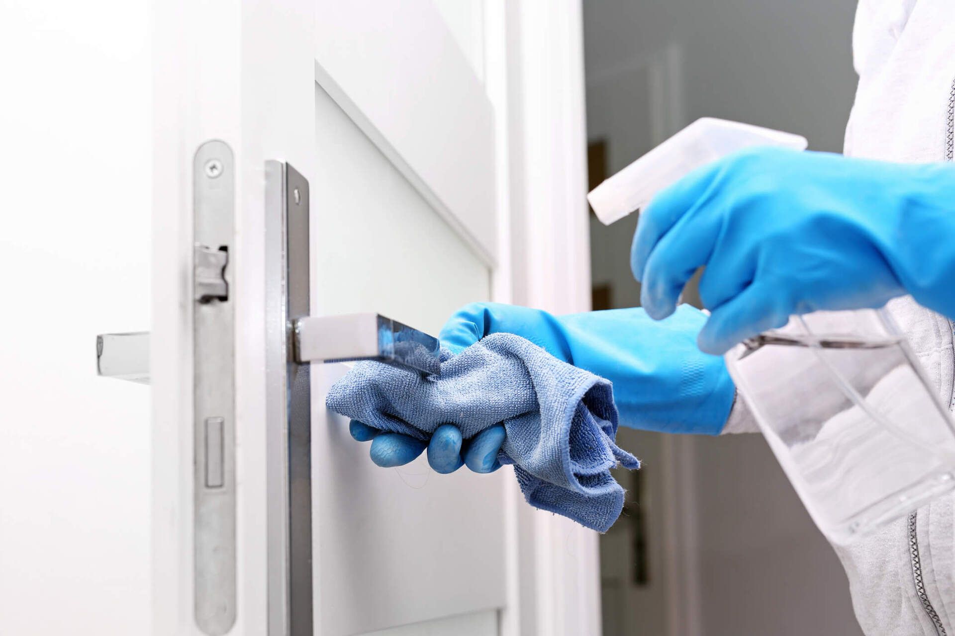 Door Handle Disinfection — Greenwood, SC — Eva's House Cleaning Services