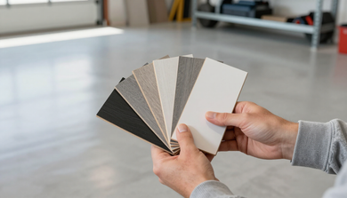 Floor coating sample consultation