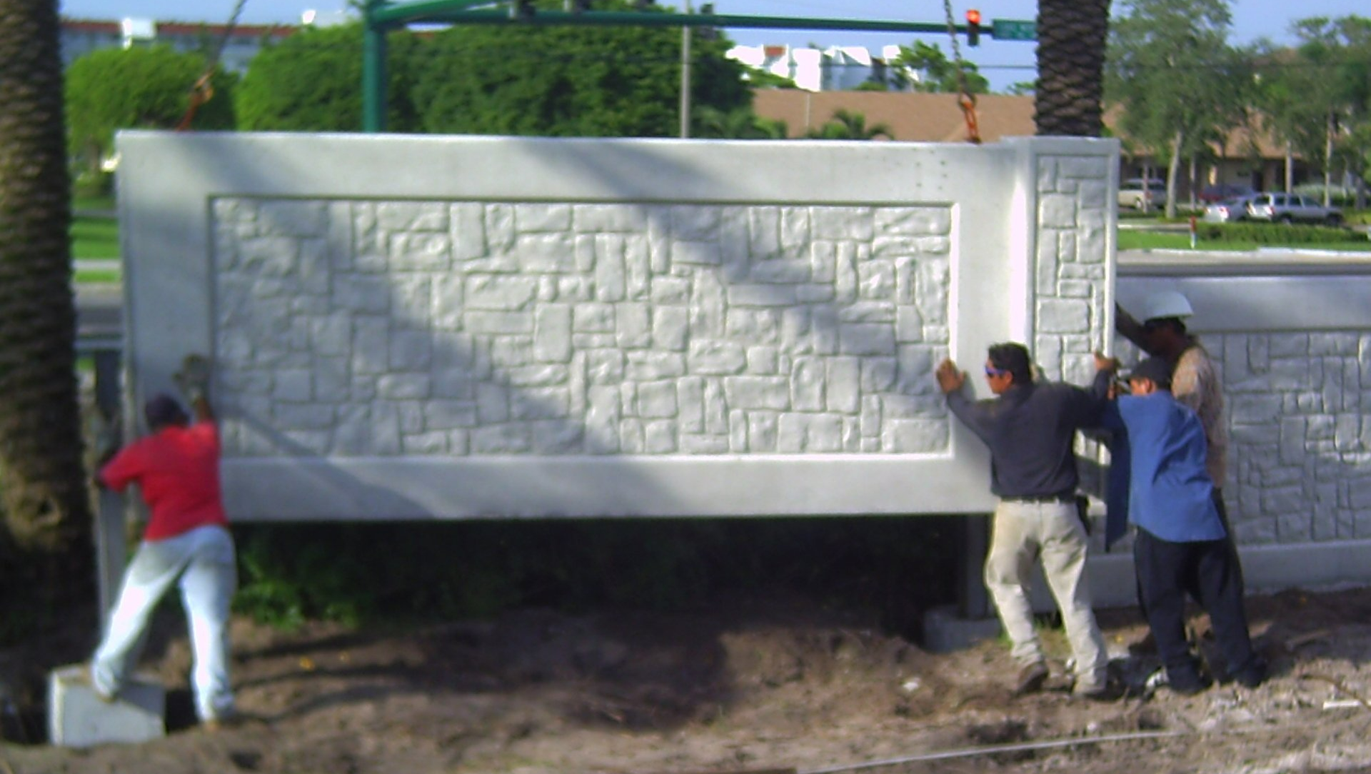 Precast Concrete Privacy Fences