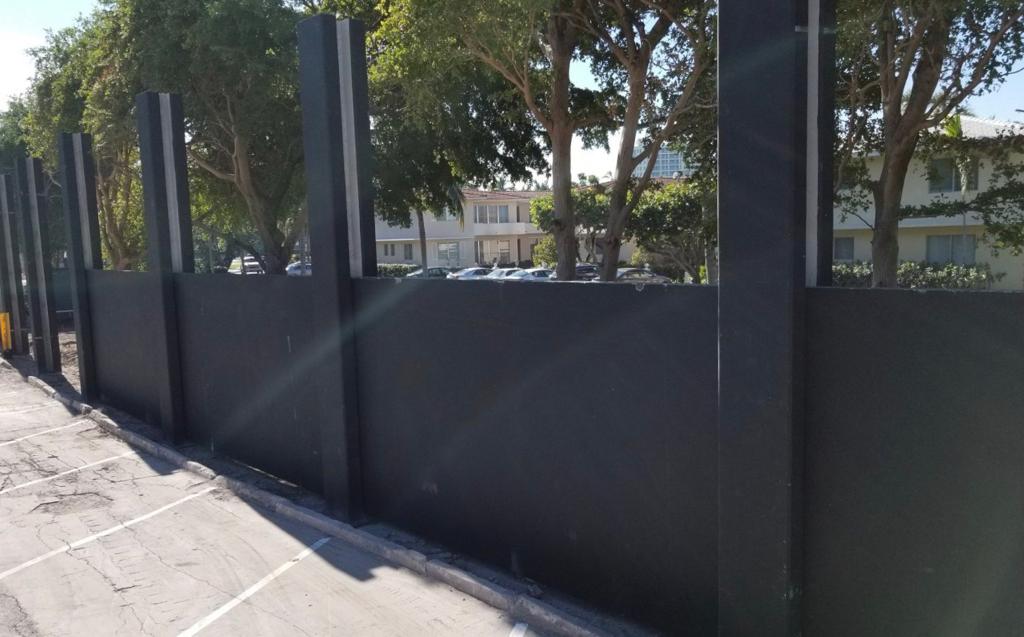 Precast Concrete Privacy Fence