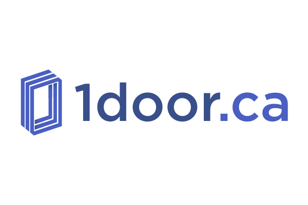 A logo for a company called 1door.ca