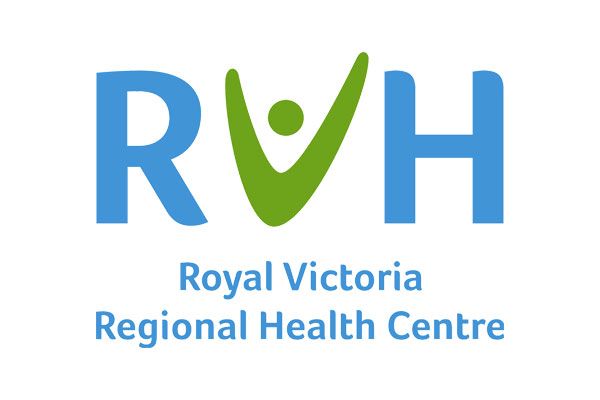 The logo for the royal victoria regional health centre