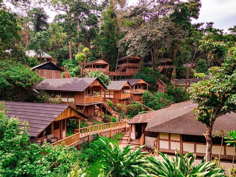 View of Buhoma Lodge