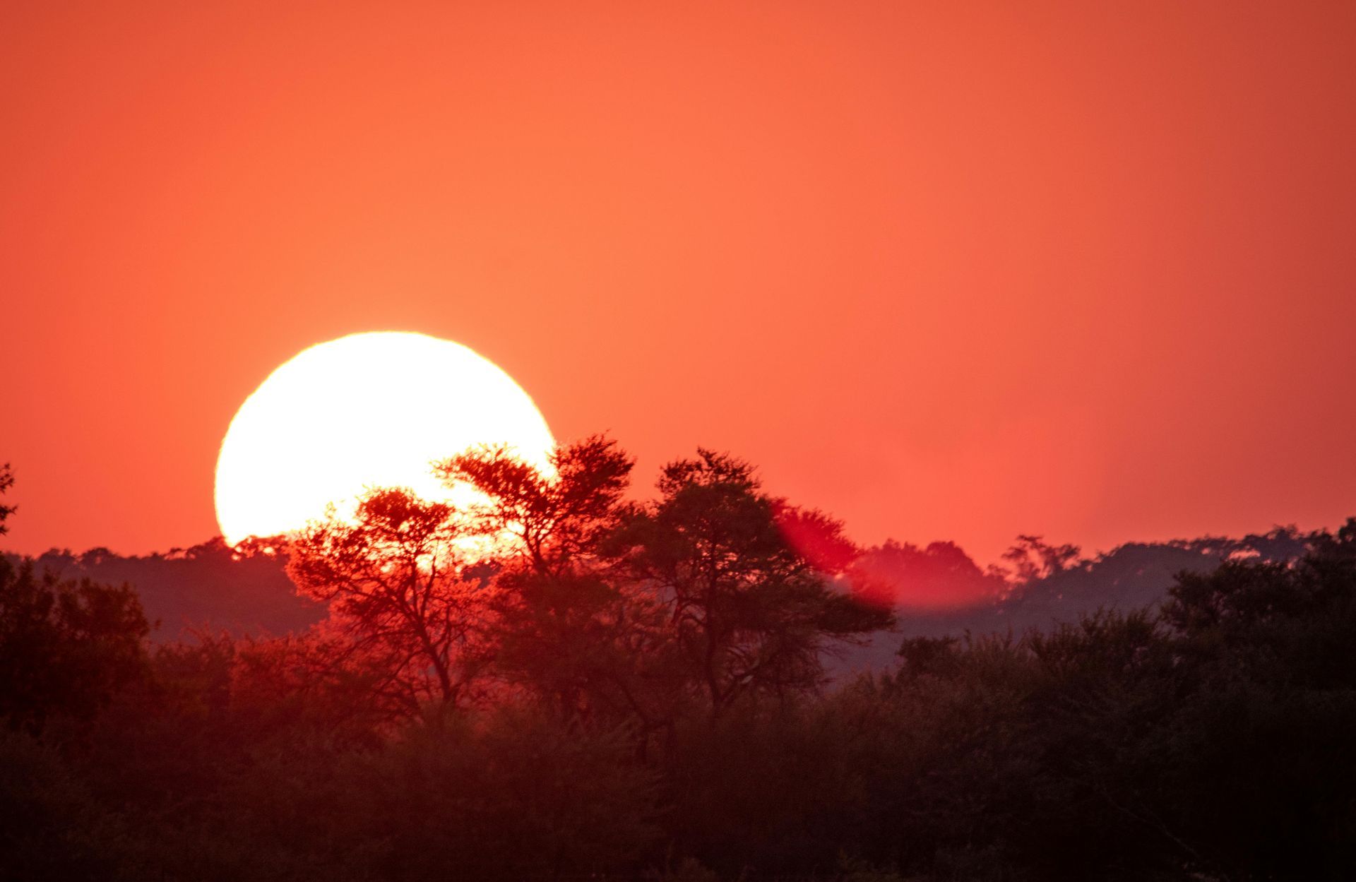 Sunset in Serengeti National Park