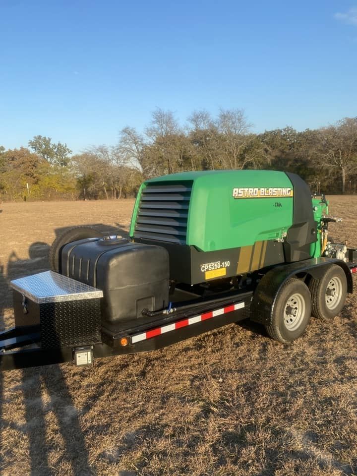 Astro Blasting service truck