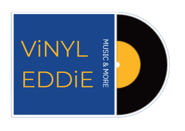 A vinyl eddie logo with a record on it