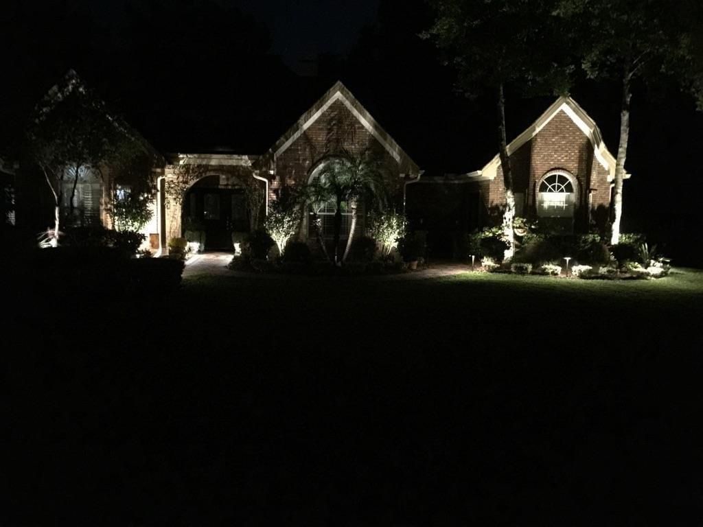 Large House With Lighting