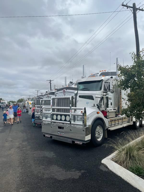 Big Trucks Parked On Open Area — Towing Service In Coonabarabran, NSW