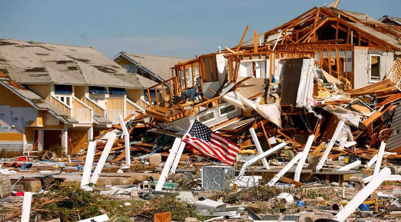 Devastation as a result of Hurricane Michael