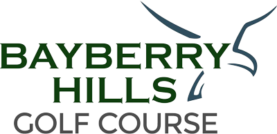 The bayberry hills golf course logo has a bird on it.