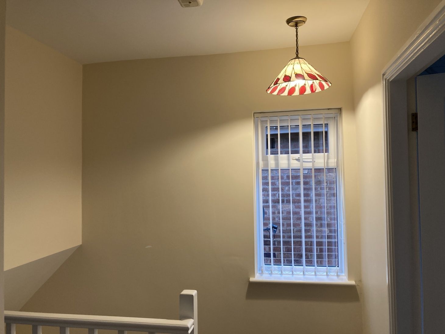 hall stairs balustrade newel paint Wollaton landing decorating painting  decor
