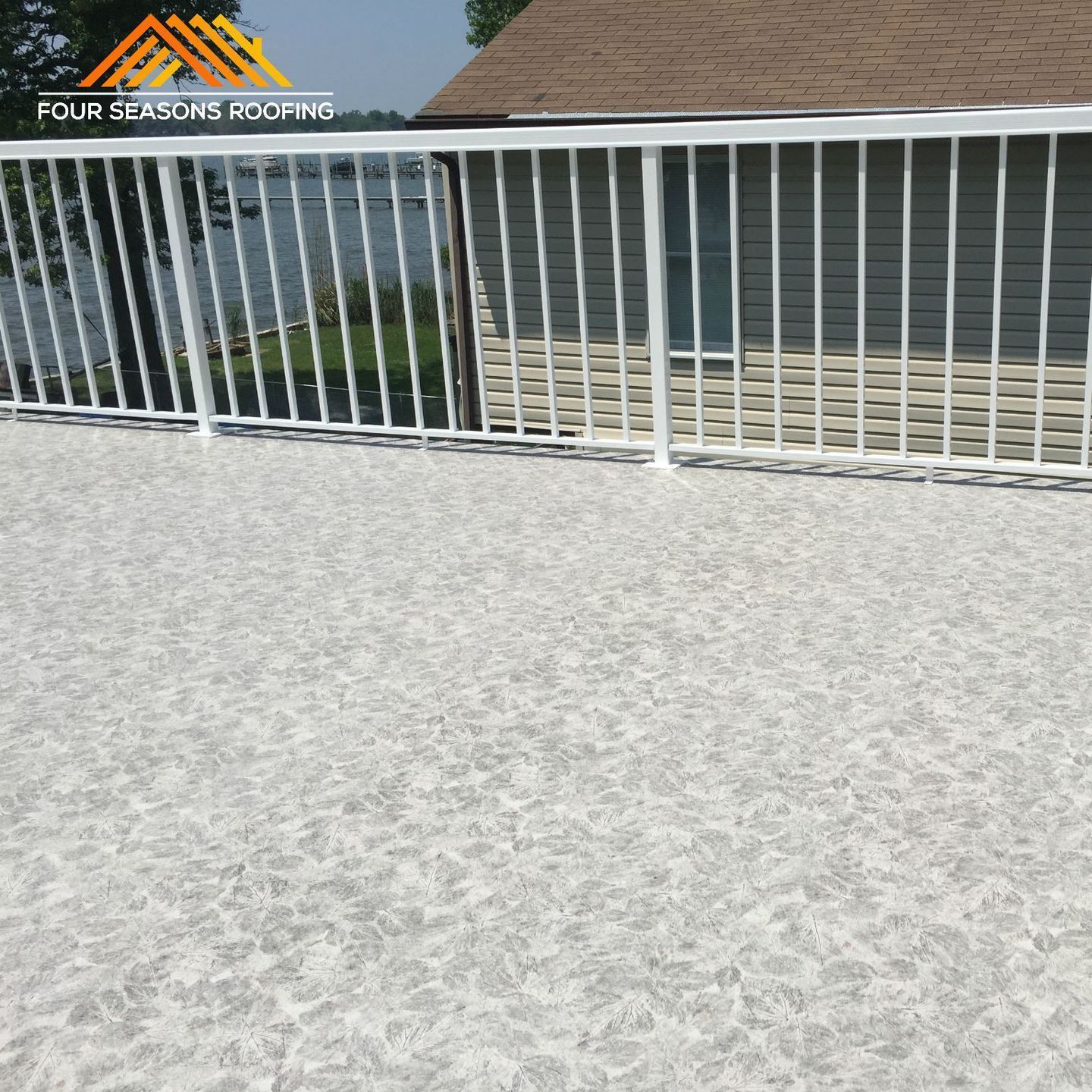 Roof Top Deck over looking the water in Pasadena, MD