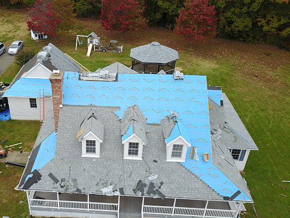 Roof Replacement in Anne Arundel County, MD Job done by Four Seasons Roofing