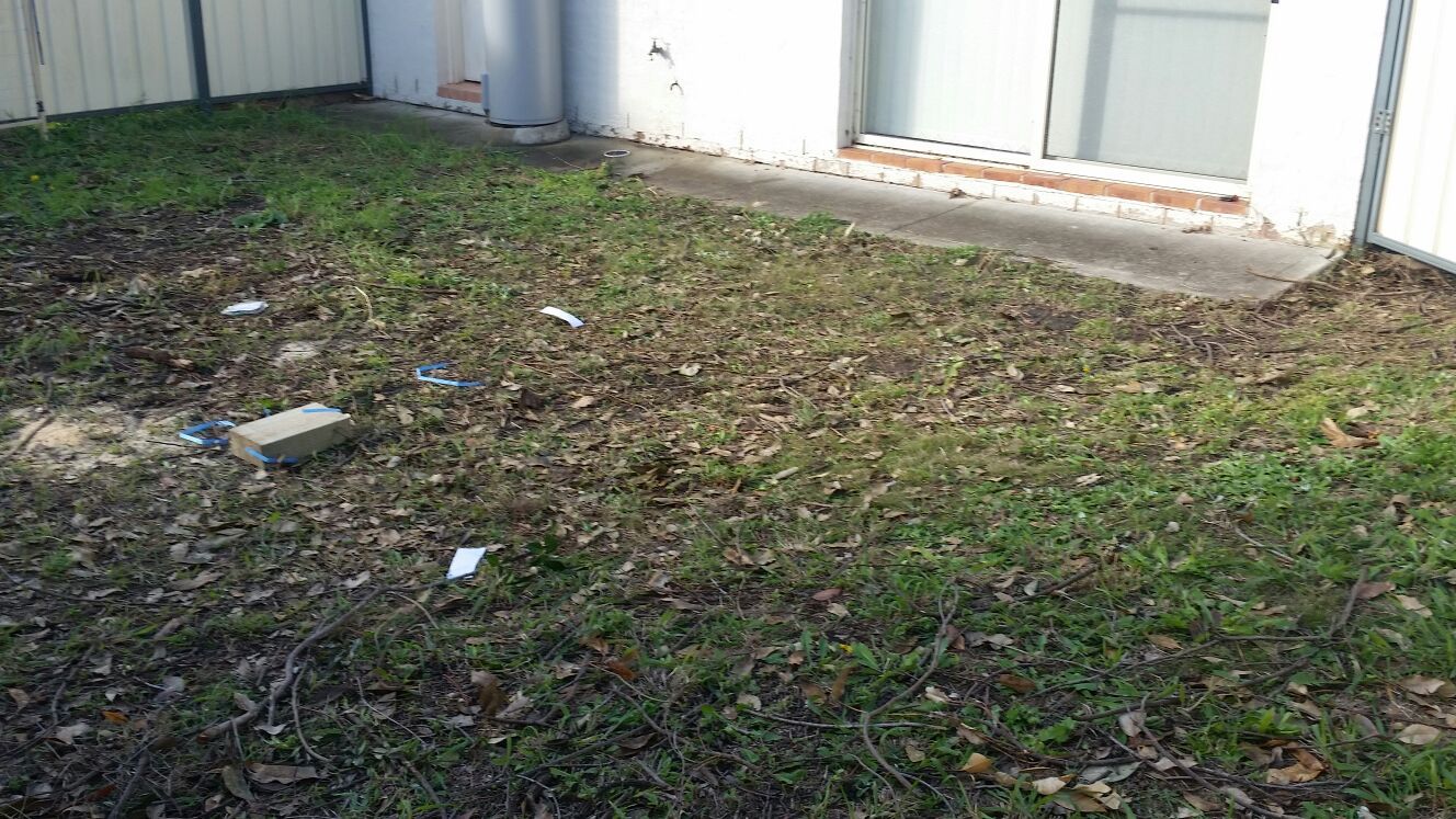 landscaping and gardening before