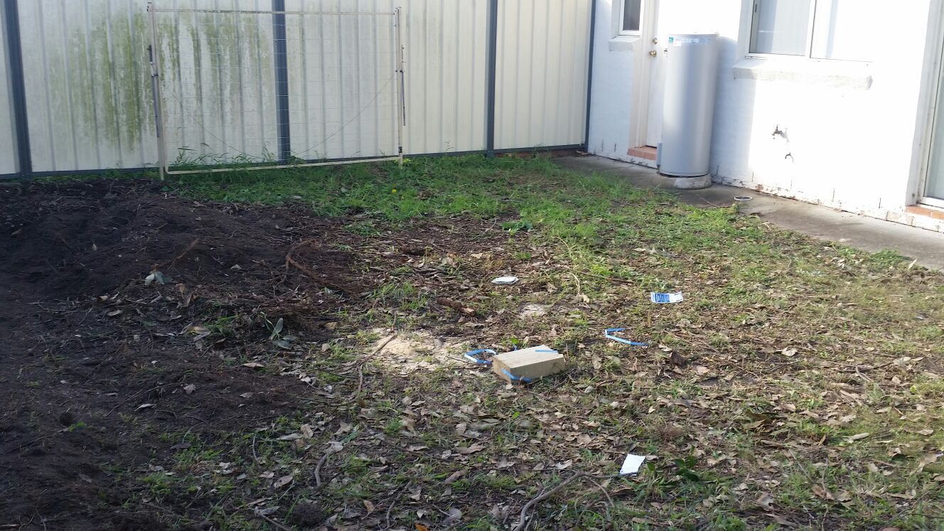 landscaping services before
