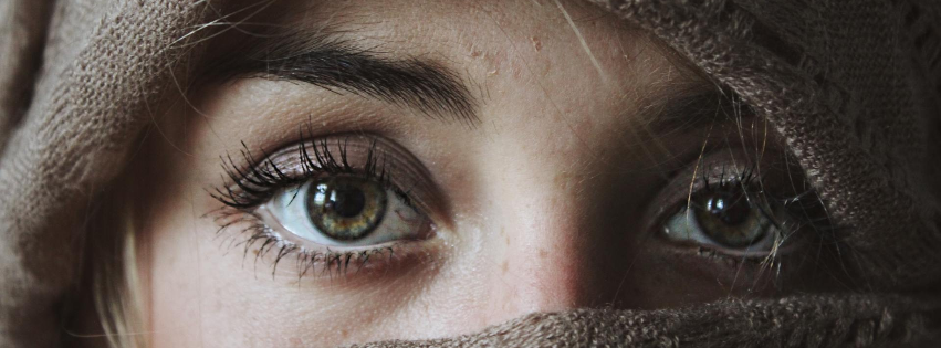 Woman with green eyes, Burlington Eyecare 